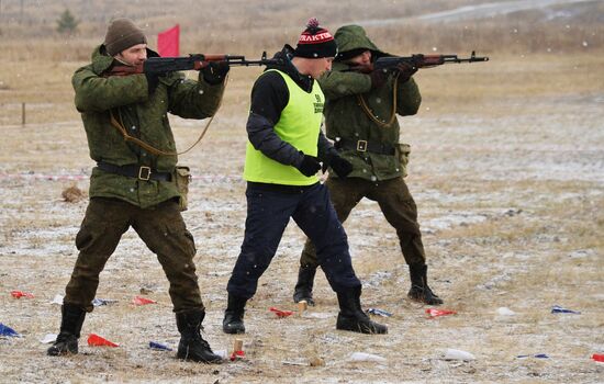 Боевая подготовка мобилизованных в Челябинской области