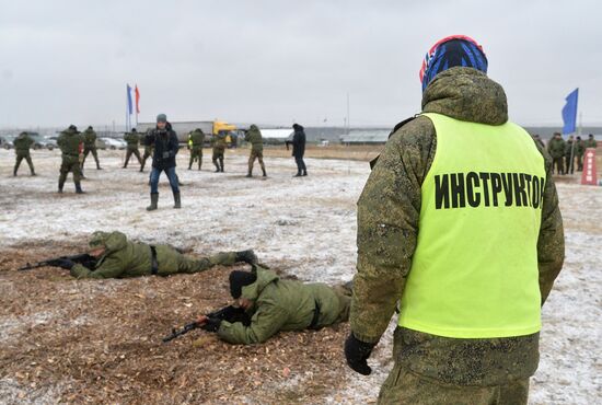 Боевая подготовка мобилизованных в Челябинской области