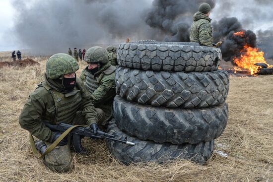 Боевая подготовка мобилизованных в Челябинской области