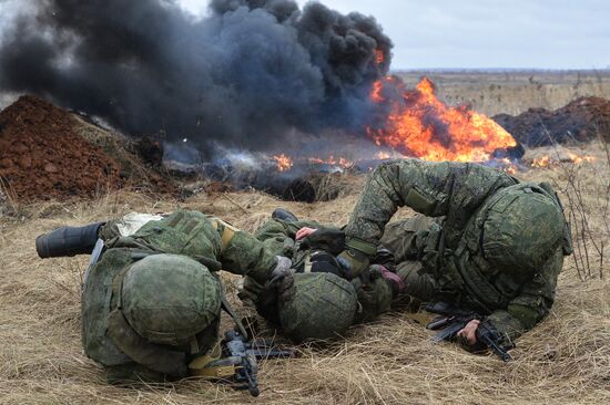 Боевая подготовка мобилизованных в Челябинской области