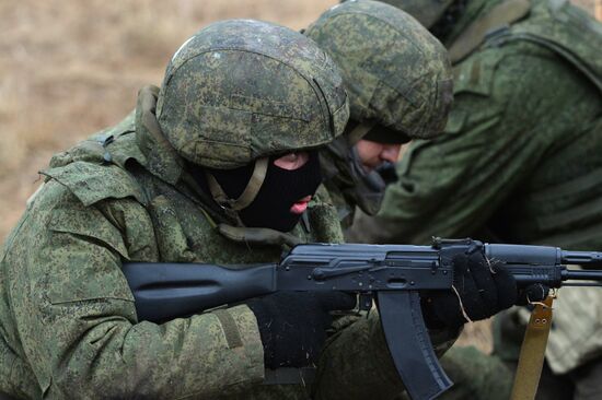 Боевая подготовка мобилизованных в Челябинской области