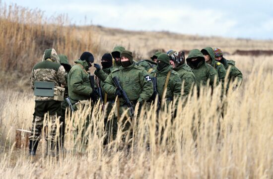 Боевая подготовка мобилизованных в Челябинской области