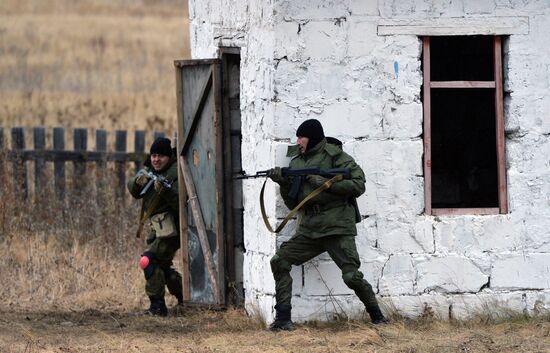 Боевая подготовка мобилизованных в Челябинской области