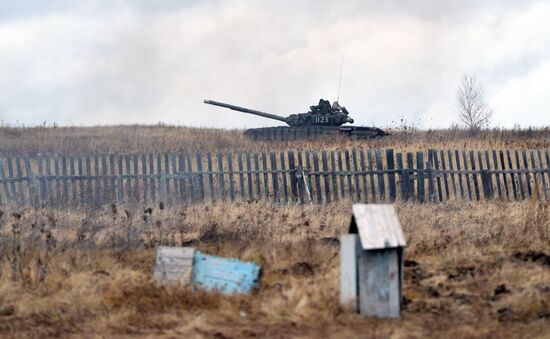 Боевая подготовка мобилизованных в Челябинской области