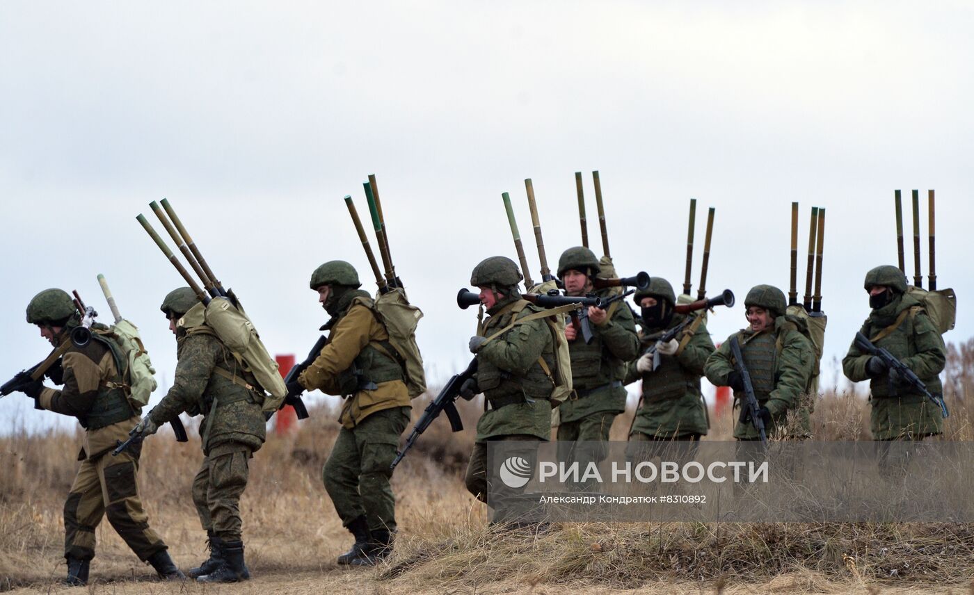 Боевая подготовка мобилизованных в Челябинской области