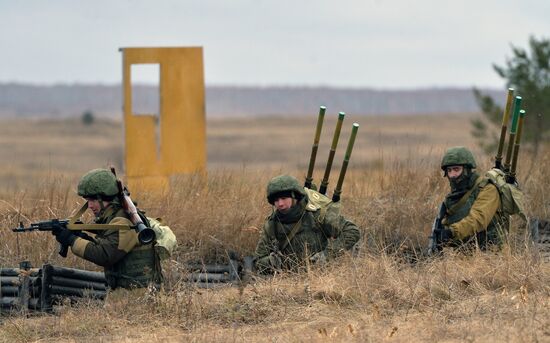 Боевая подготовка мобилизованных в Челябинской области