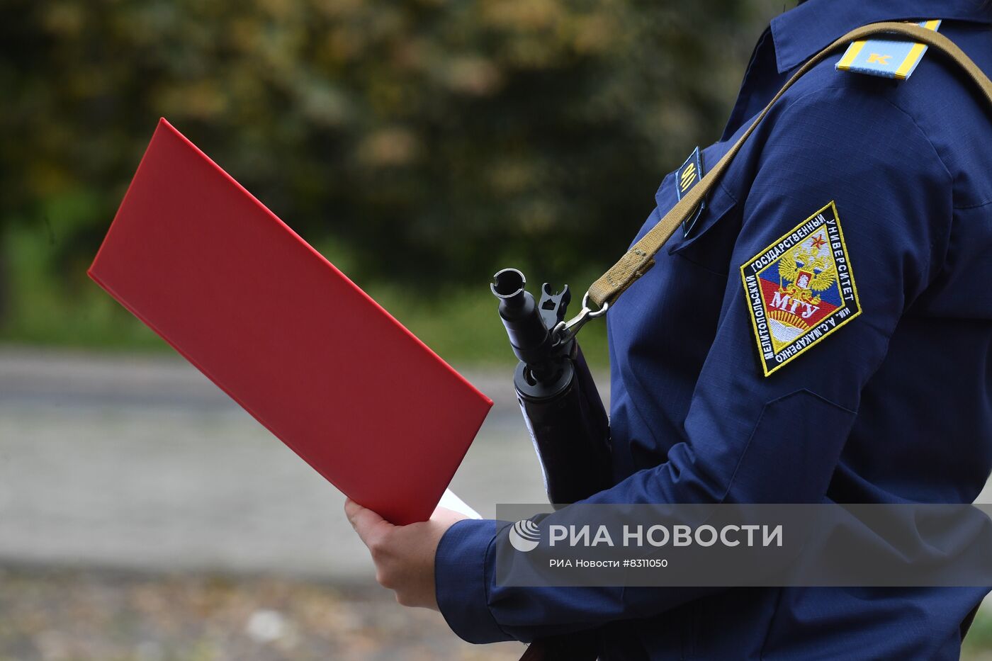 Курсанты спецфакультета Мелитопольского госуниверситета приняли воинскую присягу на верность РФ