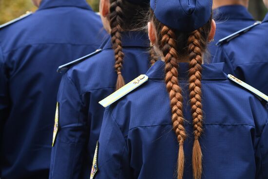 Курсанты спецфакультета Мелитопольского госуниверситета приняли воинскую присягу на верность РФ