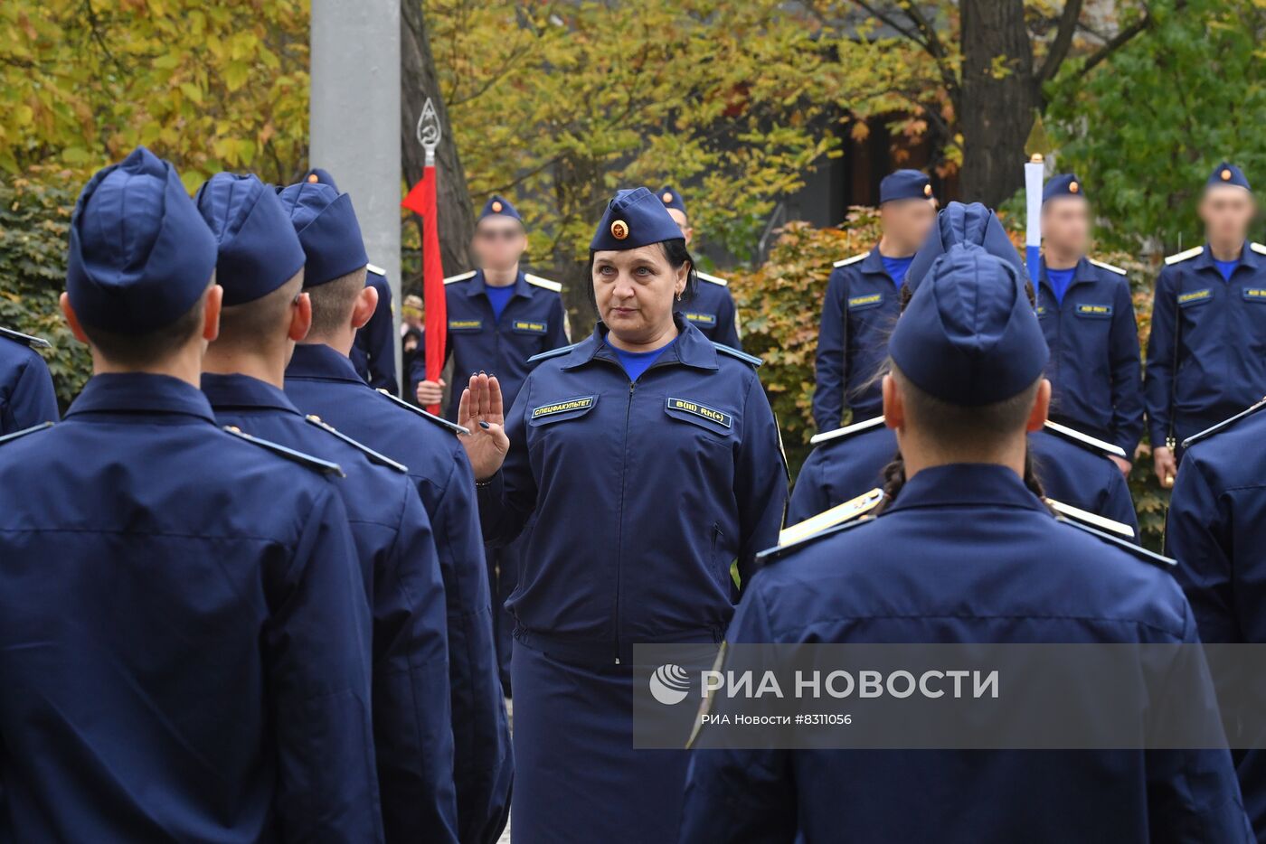 Курсанты спецфакультета Мелитопольского госуниверситета приняли воинскую присягу на верность РФ