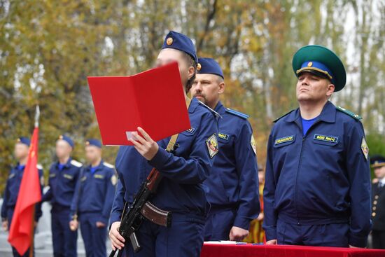 Курсанты спецфакультета Мелитопольского госуниверситета приняли воинскую присягу на верность РФ