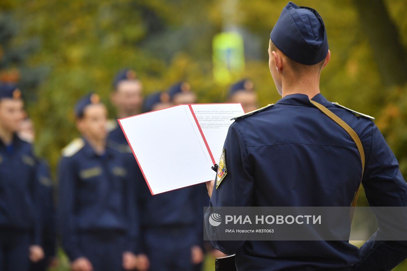 Курсанты спецфакультета Мелитопольского госуниверситета приняли воинскую присягу на верность РФ