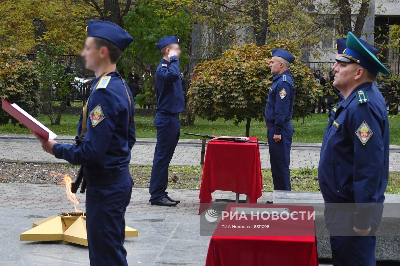 Курсанты спецфакультета Мелитопольского госуниверситета приняли воинскую присягу на верность РФ