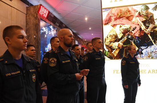 Церемония передачи родственникам останков погибших участников ВОВ