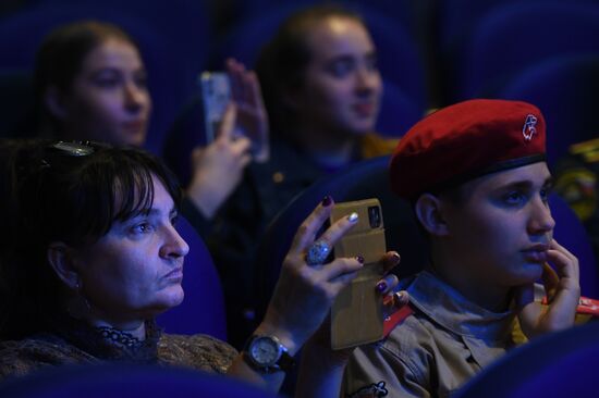 Церемония передачи родственникам останков погибших участников ВОВ