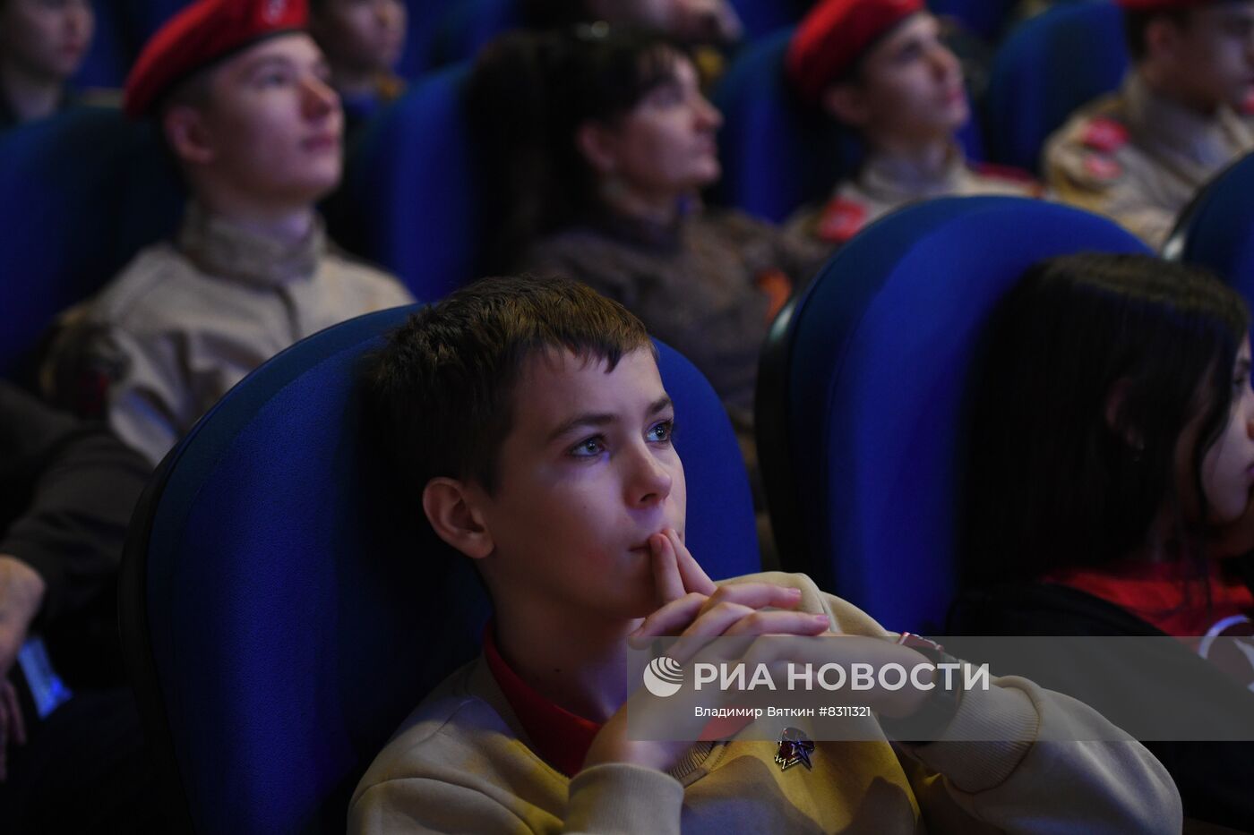 Церемония передачи родственникам останков погибших участников ВОВ