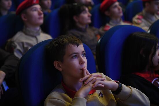 Церемония передачи родственникам останков погибших участников ВОВ