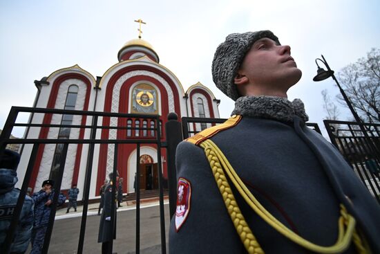 Освящение главного храма Росгвардии патриархом Кириллом
