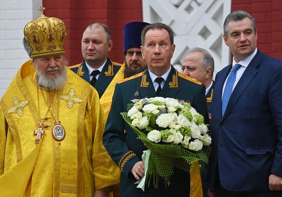 Освящение главного храма Росгвардии патриархом Кириллом