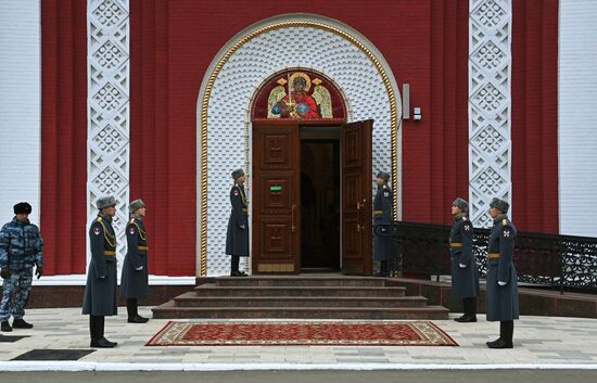 Освящение главного храма Росгвардии патриархом Кириллом