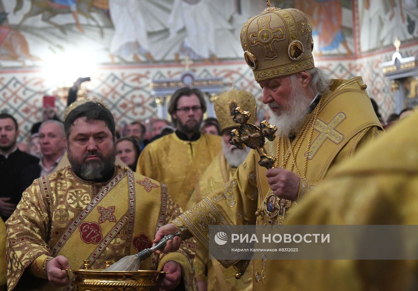 Освящение главного храма Росгвардии патриархом Кириллом