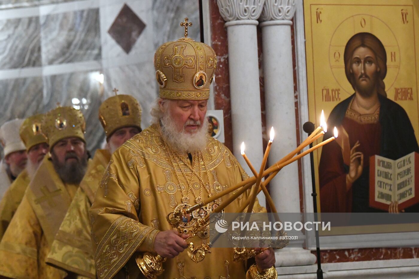 Освящение главного храма Росгвардии патриархом Кириллом