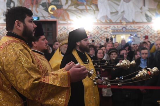 Освящение главного храма Росгвардии патриархом Кириллом