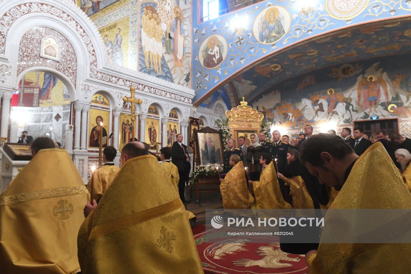 Освящение главного храма Росгвардии патриархом Кириллом