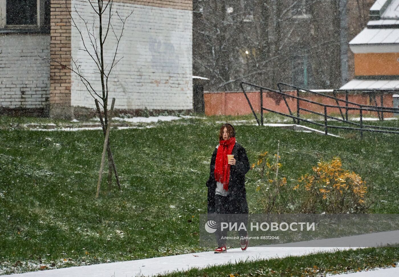 Снег в Санкт-Петербурге