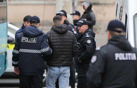 Акция протеста оппозиции в Кишиневе