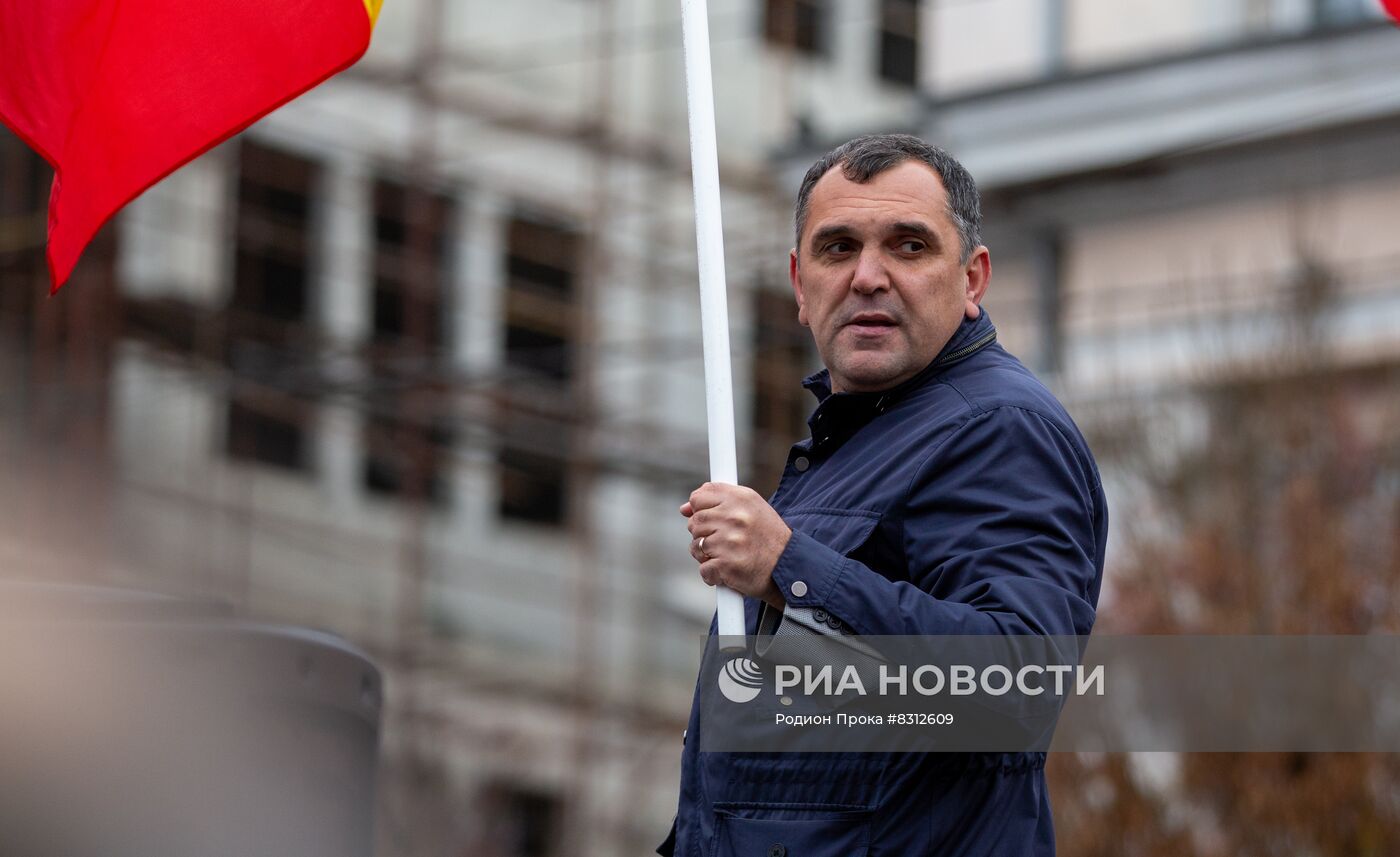 Акция протеста оппозиции в Кишиневе