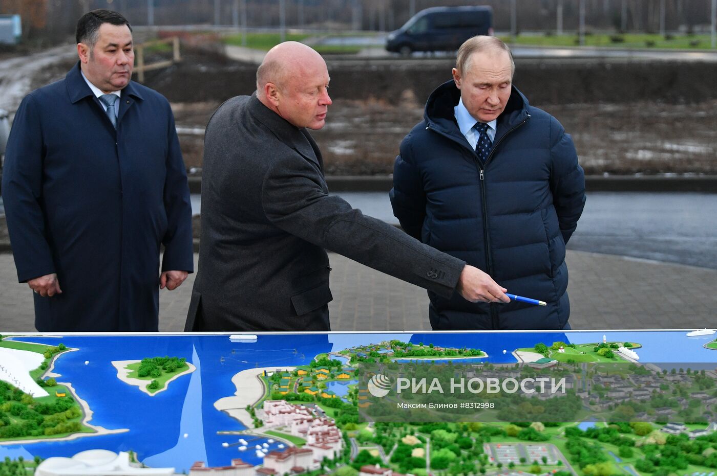 Рабочая поездка президента РФ В. Путина в Тверскую область