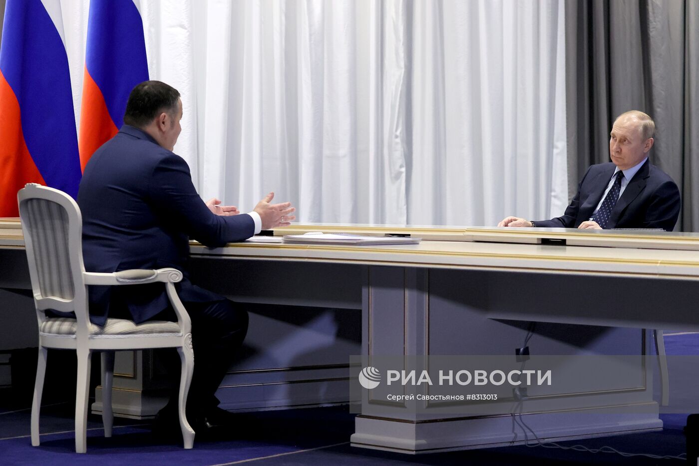 Рабочая поездка президента РФ В. Путина в Тверскую область