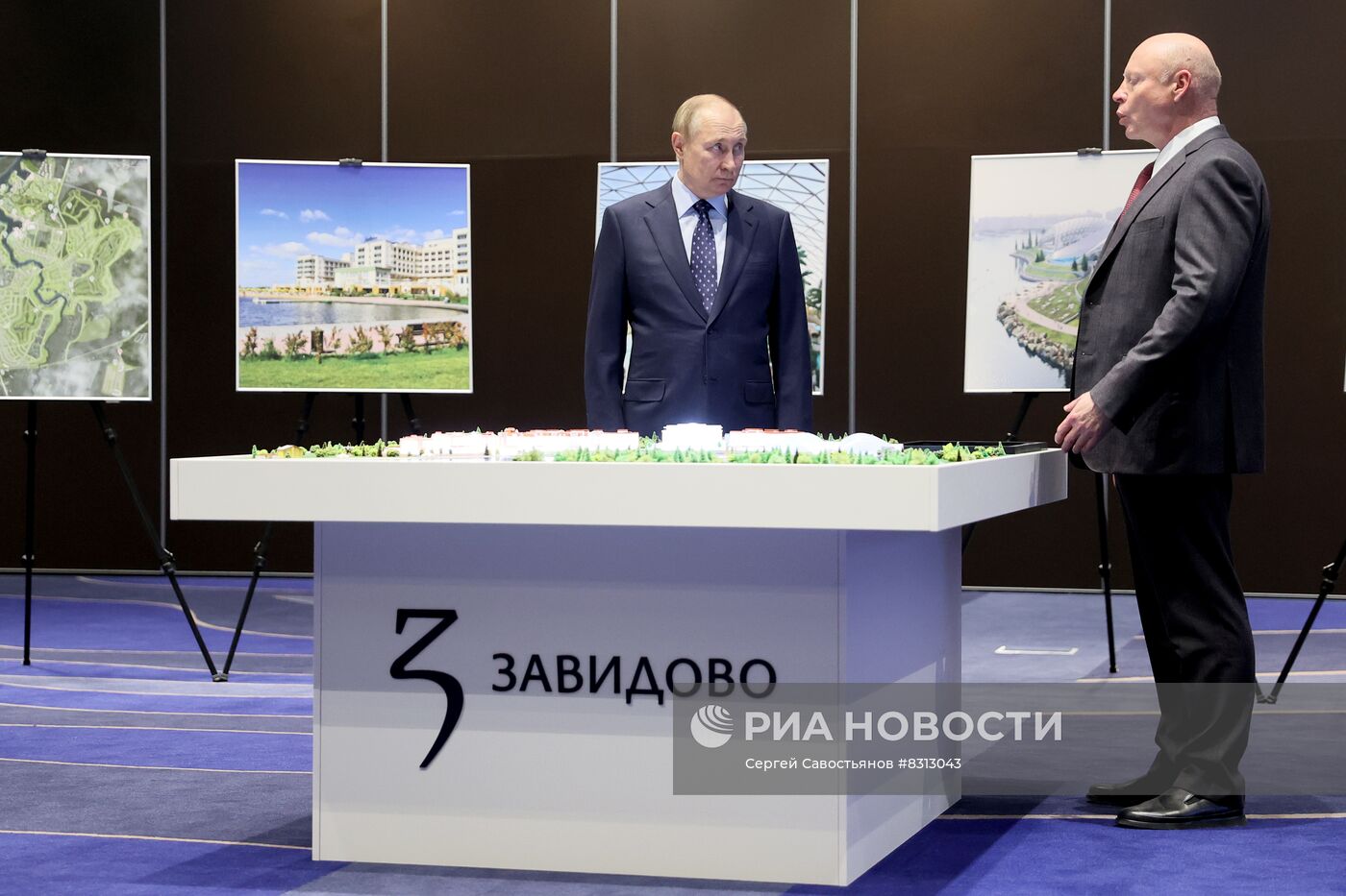 Рабочая поездка президента РФ В. Путина в Тверскую область