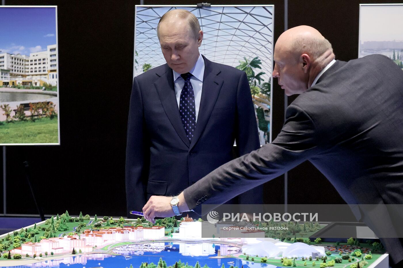 Рабочая поездка президента РФ В. Путина в Тверскую область