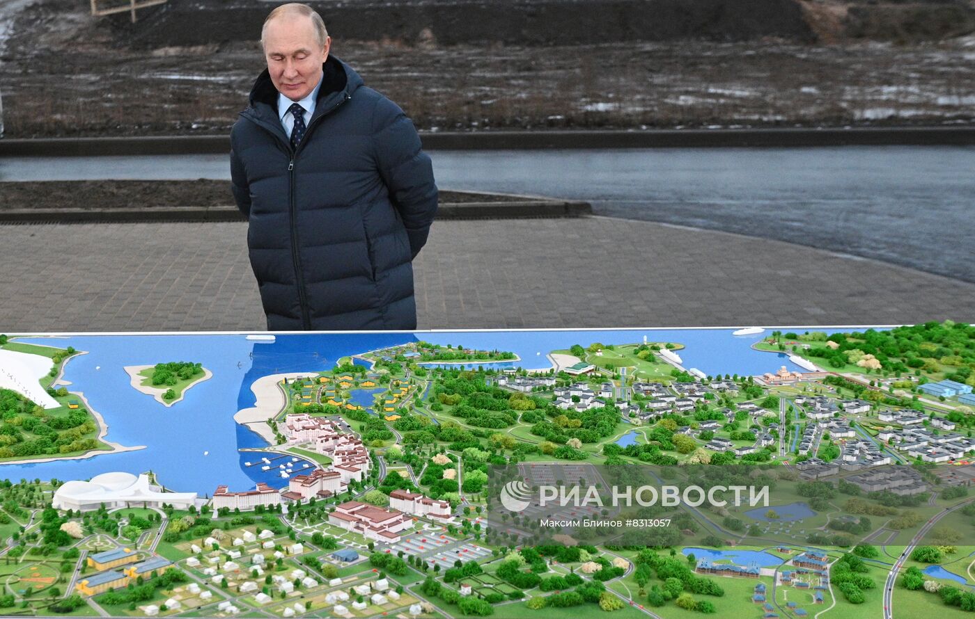 Рабочая поездка президента РФ В. Путина в Тверскую область