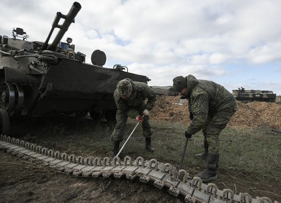 Работа ремонтных подразделений ЮВО на Запорожском направлении