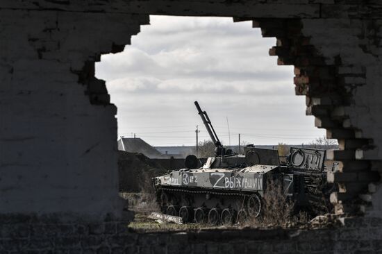 Работа ремонтных подразделений ЮВО на Запорожском направлении