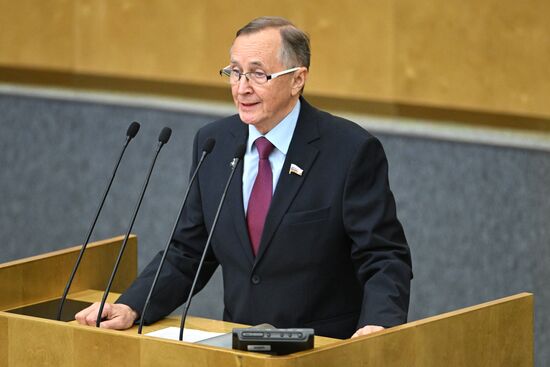 Пленарное заседание Госдумы РФ 