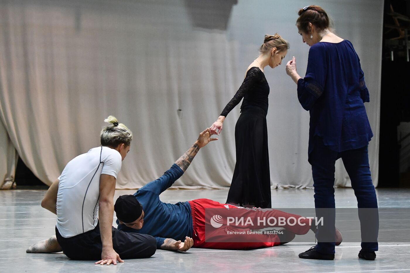 Репетиция балета "Лабиринт"