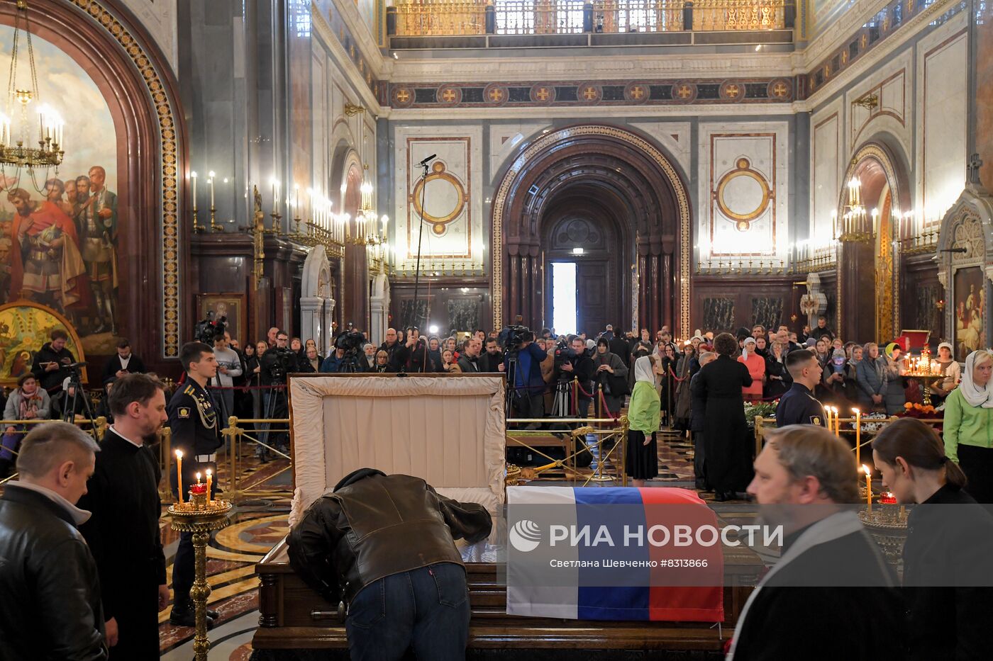 Отпевание погибшего в ходе СВО протоиерея Михаила Васильева