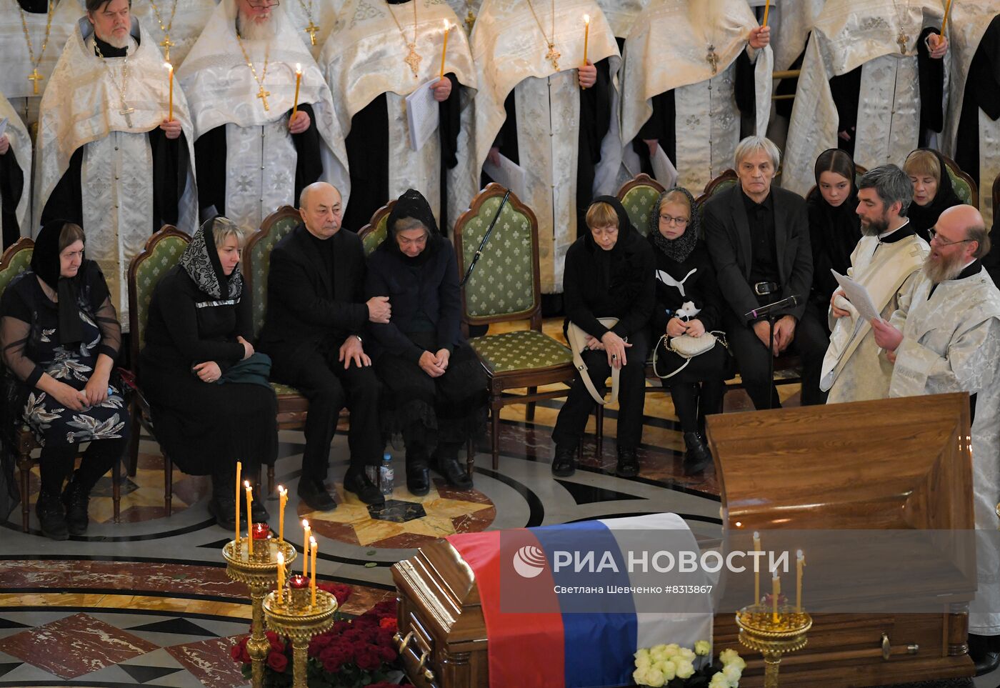 Отпевание погибшего в ходе СВО протоиерея Михаила Васильева