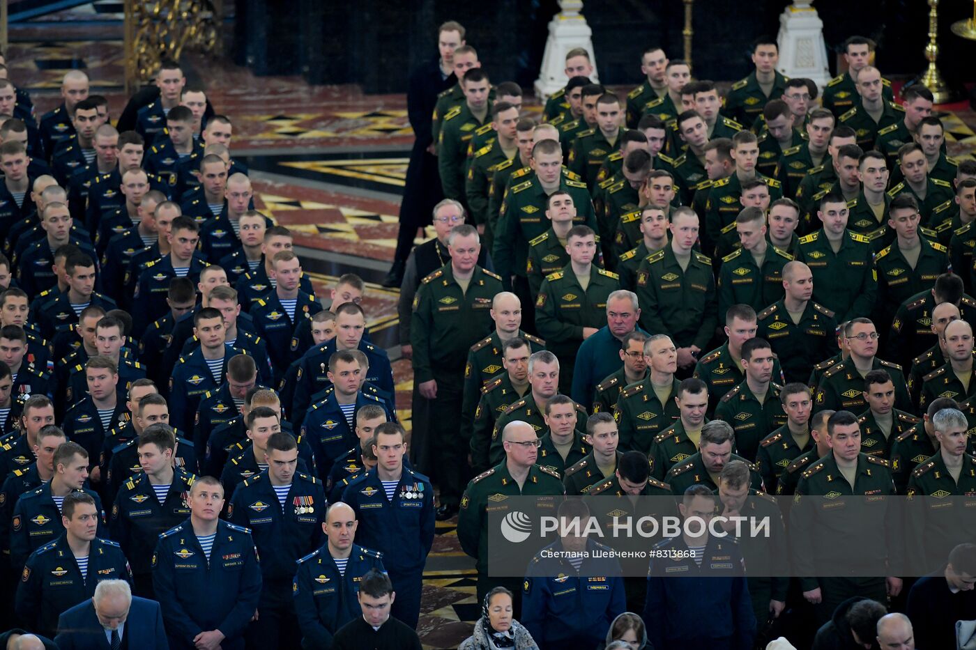 Отпевание погибшего в ходе СВО протоиерея Михаила Васильева