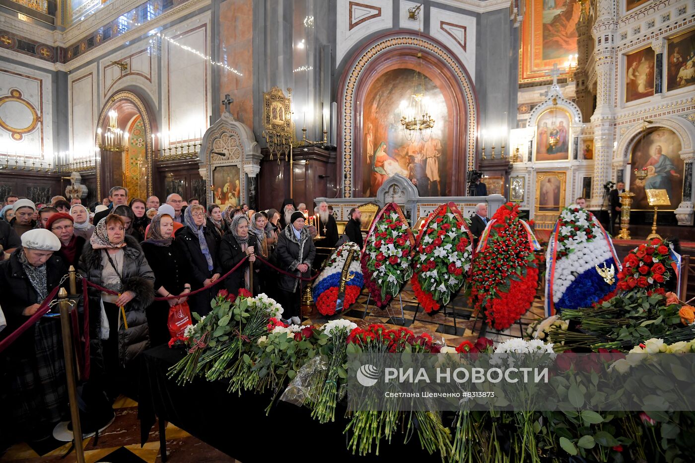 Отпевание погибшего в ходе СВО протоиерея Михаила Васильева