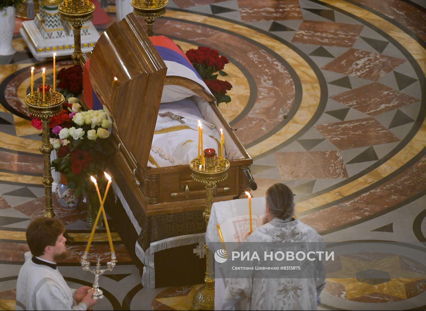 Отпевание погибшего в ходе СВО протоиерея Михаила Васильева