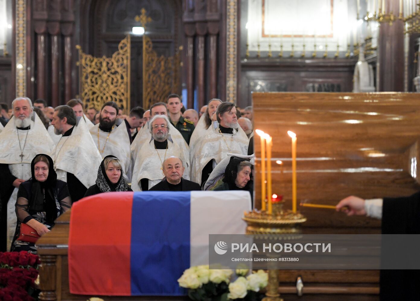 Отпевание погибшего в ходе СВО протоиерея Михаила Васильева