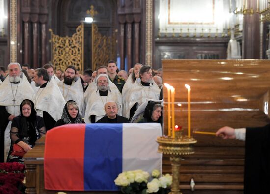 Отпевание погибшего в ходе СВО протоиерея Михаила Васильева