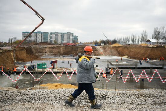 Строительство перинатального центра в Донецке