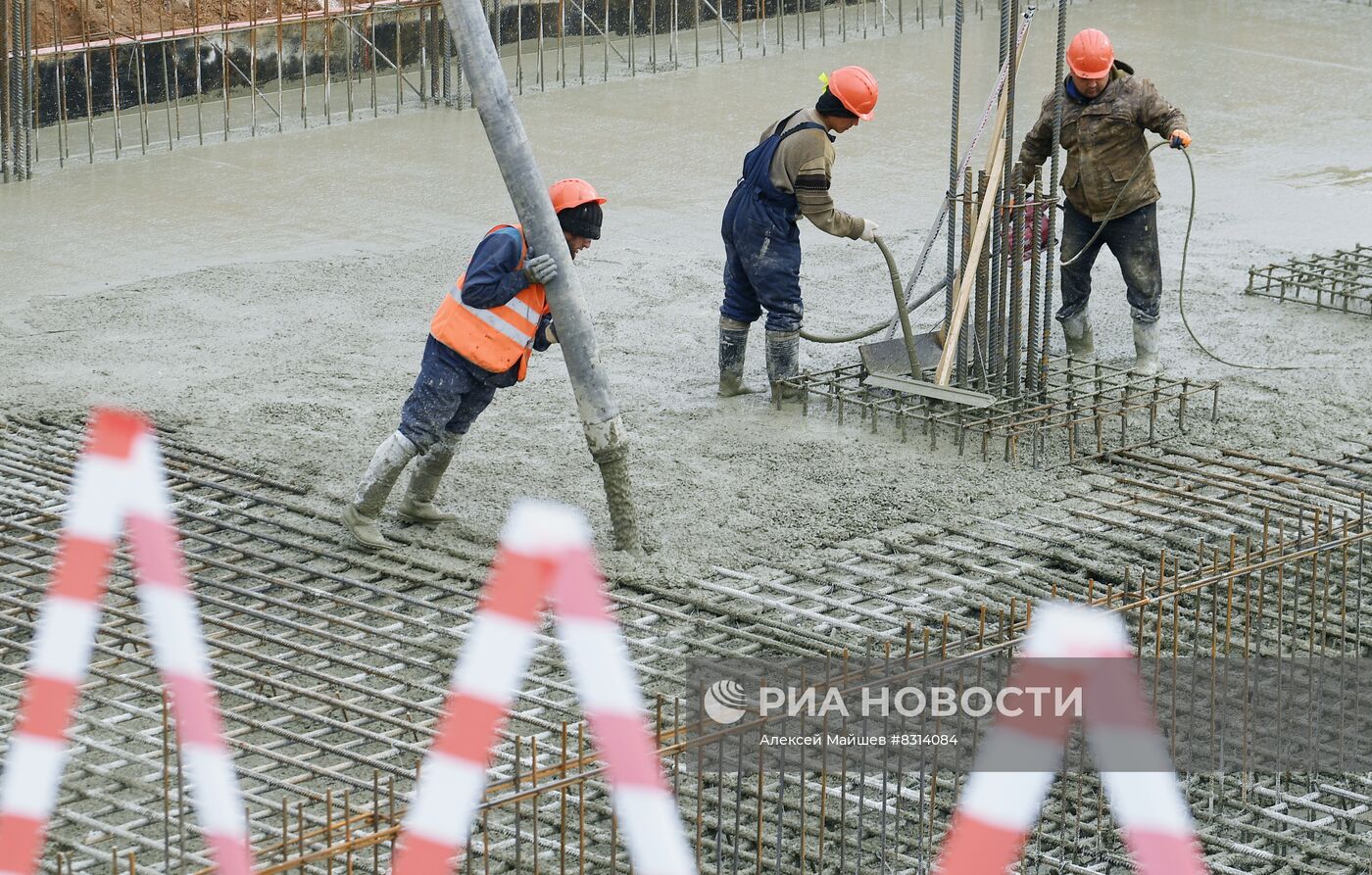 Строительство перинатального центра в Донецке