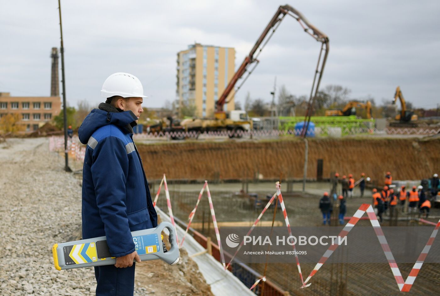 Строительство перинатального центра в Донецке