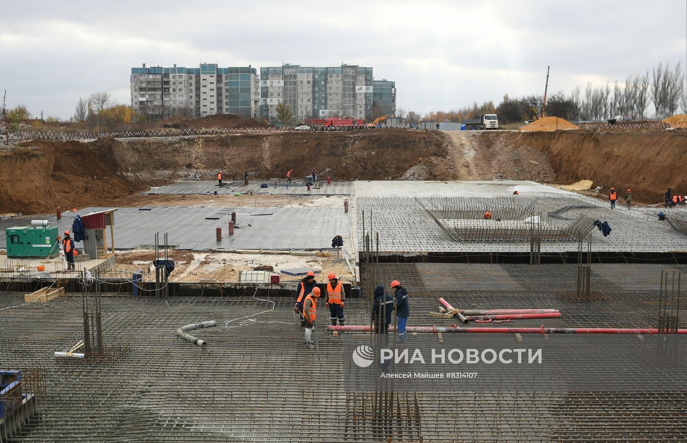Строительство перинатального центра в Донецке